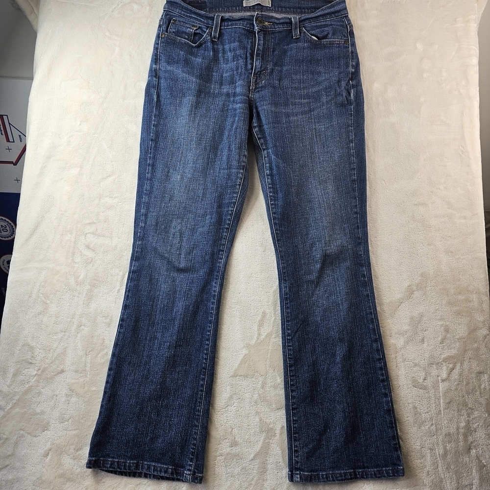Levi's Jeans Curvy Bootcut 529 Women’s 14 Dark Blue Indigo Cowgirl Boots
